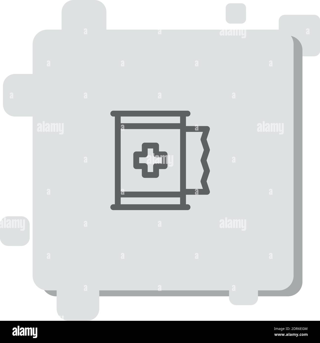 surgical tape vector icon modern simple vector illustration Stock Vector