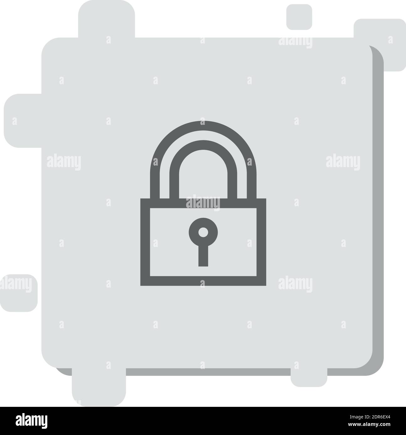 padlock vector icon modern simple vector illustration Stock Vector ...