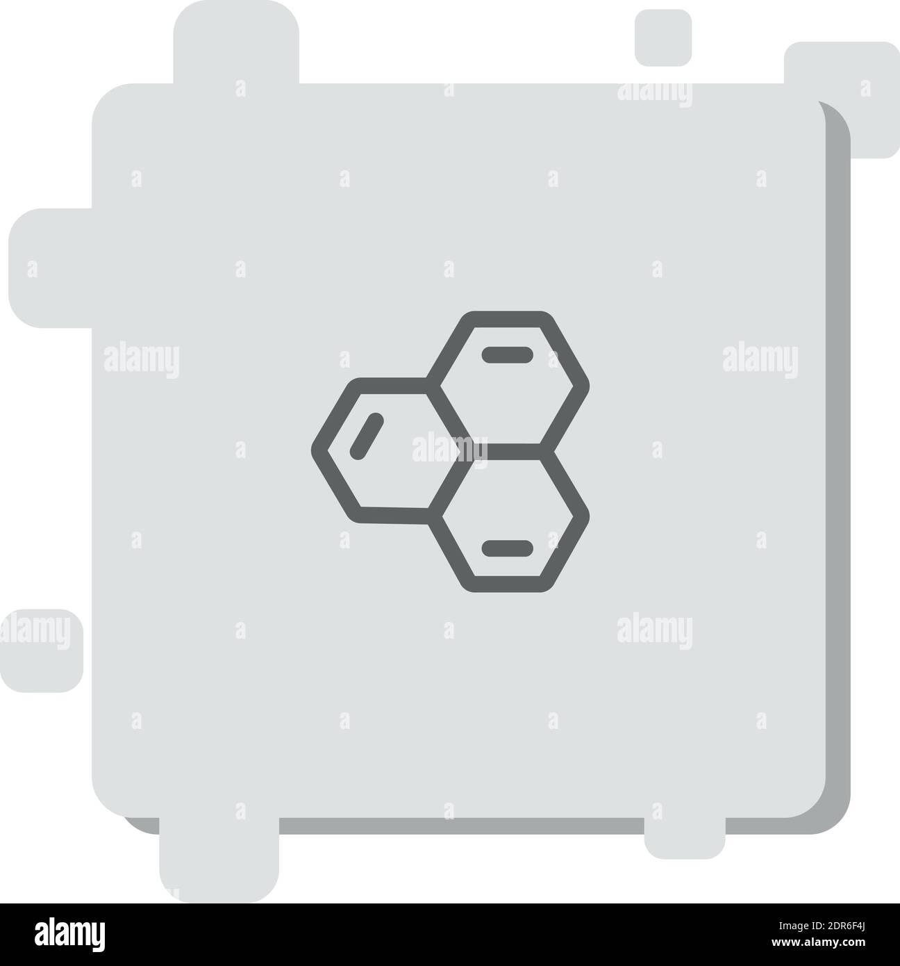 hexagon vector icon modern simple vector illustration Stock Vector ...