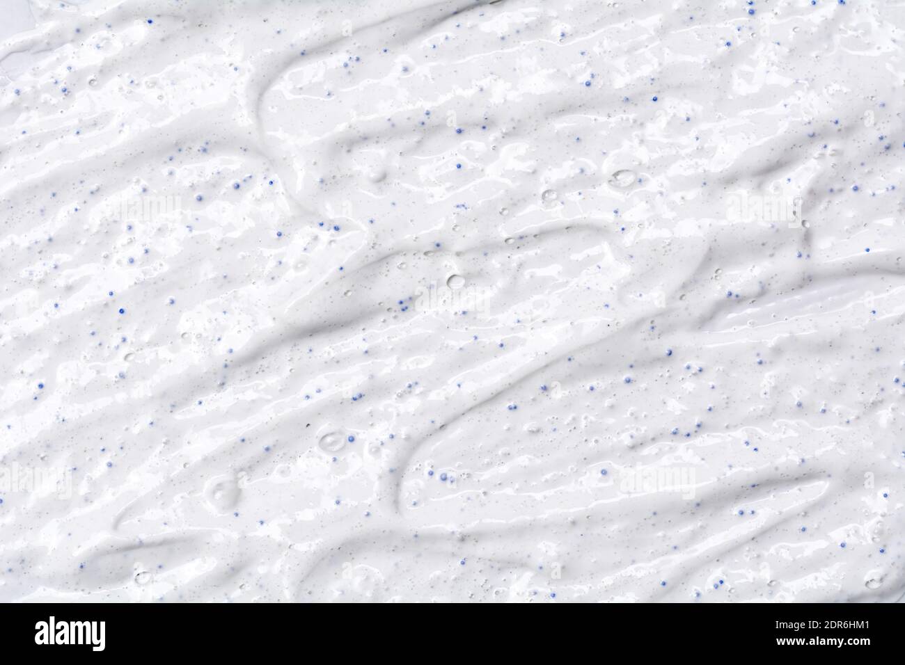 Clay face mask texture. Microparticles in cosmetics. Sample of cosmetic ...