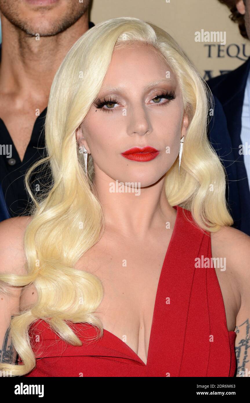 Lady Gaga attends the premiere screening Of FX's American Horror Story: Hotel at Regal Cinemas L.A. Live on October 3, 2015 in Los Angeles, CA, USA. Photo by Lionel Hahn/ABACAPRESS.COM Stock Photo