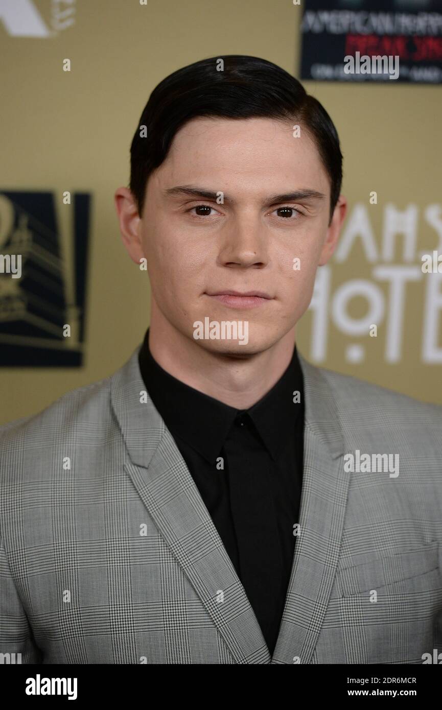 Evan Peters attends the premiere screening Of FX’s American Horror