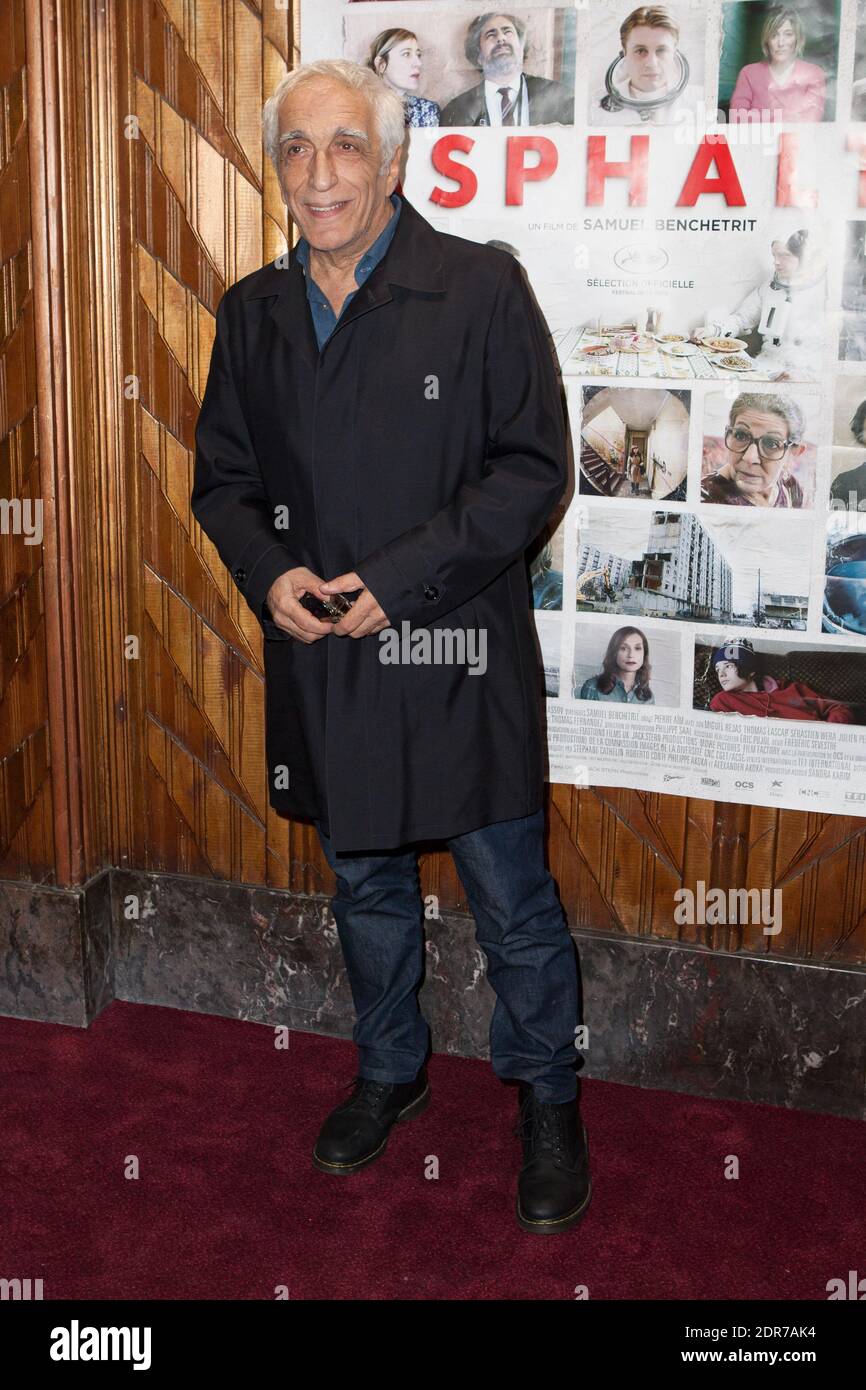 Gerard Darmon attending the premiere of Asphalte held at the Gaumont Opera in Paris, France, on October 5, 2015. Photo by Audrey Poree/ABACAPRESS.COM Stock Photo