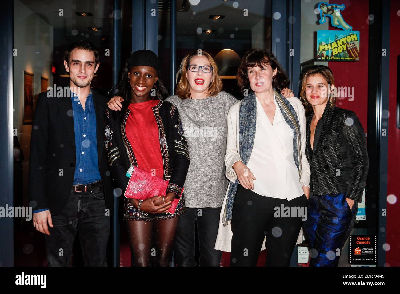 Eye Haidara, Suzanne Clement, Anne Le Ny, Marie Denarnaud attending the  opening ceremony of the 2nd Saint-Jean-De-Luz International Film Festival  at the Cinema Le Select. in Saint-Jean-De-Luz, France on October 6th 2015.