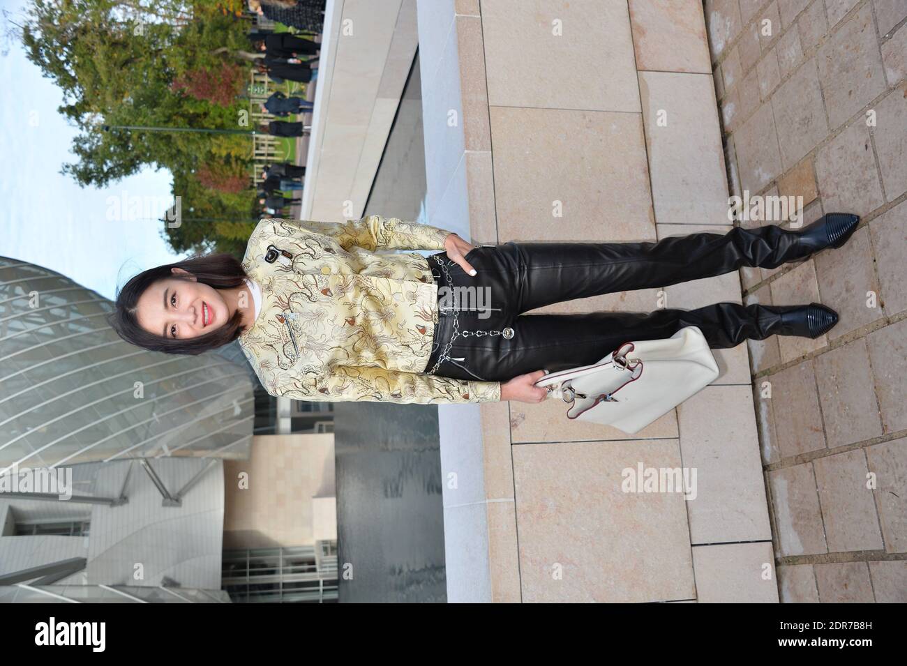 Paris, France - MARCH 03 2023 Doona Bae at the Vuitton Womenswear  Fall/Winter 2023 show PARIS FASHION WEEK - Jacques Julien/Alamy Live News  Stock Photo - Alamy