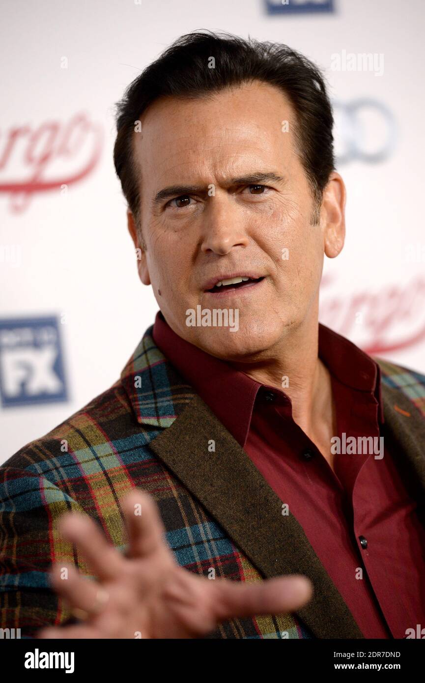 Bruce Campbell attends the premiere of FX's Fargo Season 2 held at