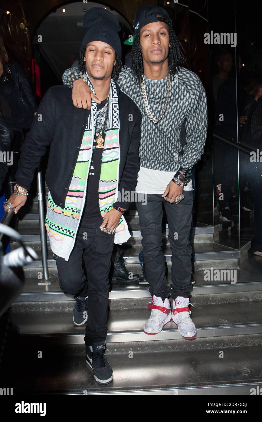 Les Twins Assistent A L After Fashion Week Party Elevenparis Au Vip Room A Paris France Le 8 Octobre 15 Photo De Audrey Poree Abacapress Com Stock Photo Alamy