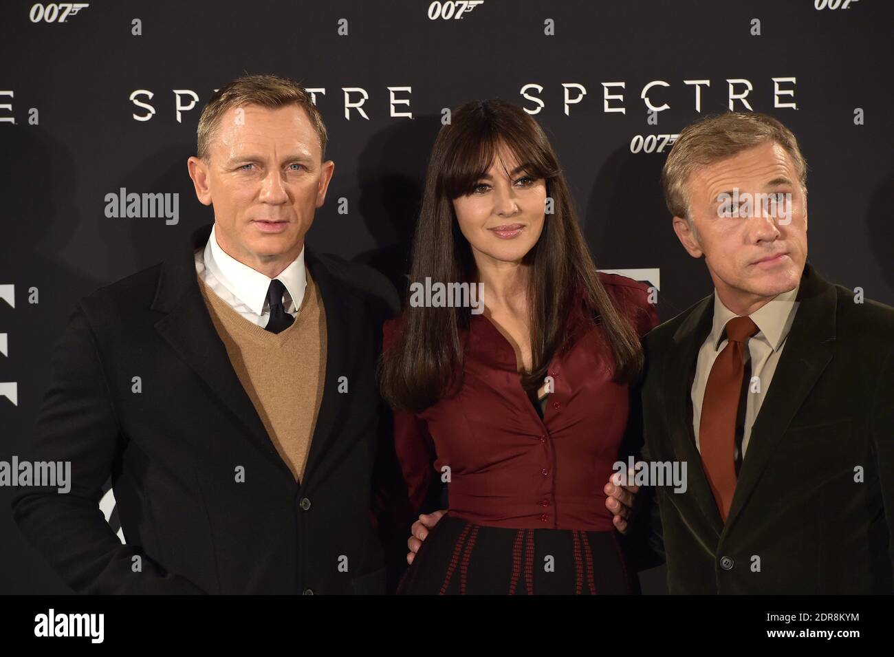 Daniel Craig Monica Bellucci And Christoph Waltz Attend The Last James Bond Film Spectre Photocall In Rome Italy On October 27 15 Photo By Eric Vandeville Abacapress Com Stock Photo Alamy