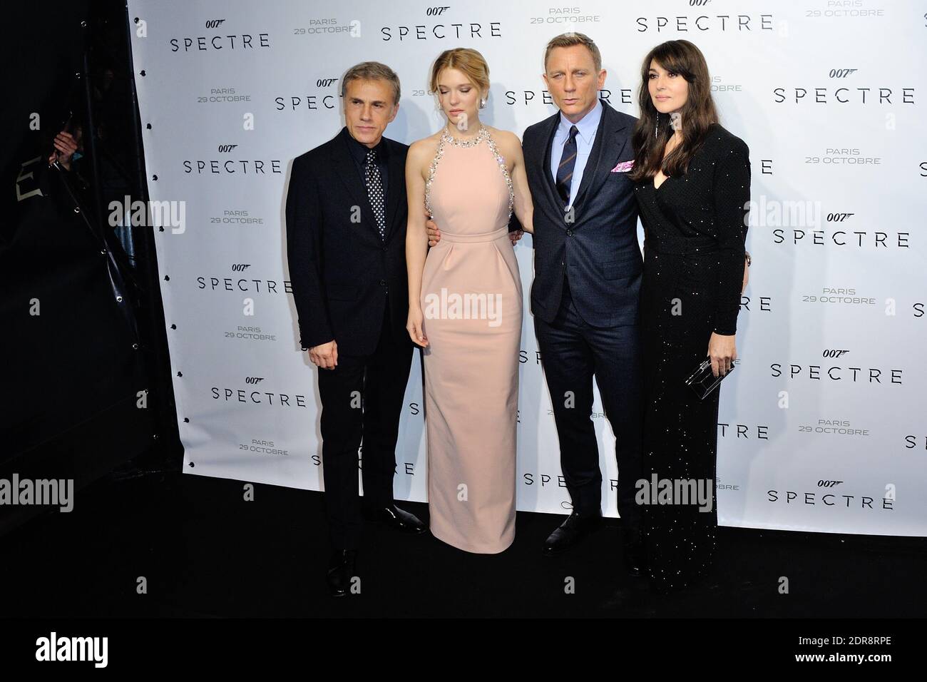 Christoph Waltz Lea Seydoux Daniel Craig And Monica Bellucci Attending The 007 Spectre French Premiere James Bond Movie At The Grand Rex Cinema In Paris France On October 29 15 Photo By Christoph Waltz Lea Seydoux Daniel Craig And Monica Bellucci Attending The 007 Spectre French Premiere James Bond Movie At The Grand Rex Cinema In Paris France On October 29 15 Photo By