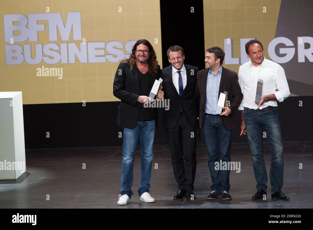 Sigfox CEO Ludovic Le Moan during the BFM Awards 2015 ceremony held at  Theatre des Champs-Elysees in Paris, France on November 2, 2015. Photo by  Christian Liewig/ABACAPRESS.COM Stock Photo - Alamy