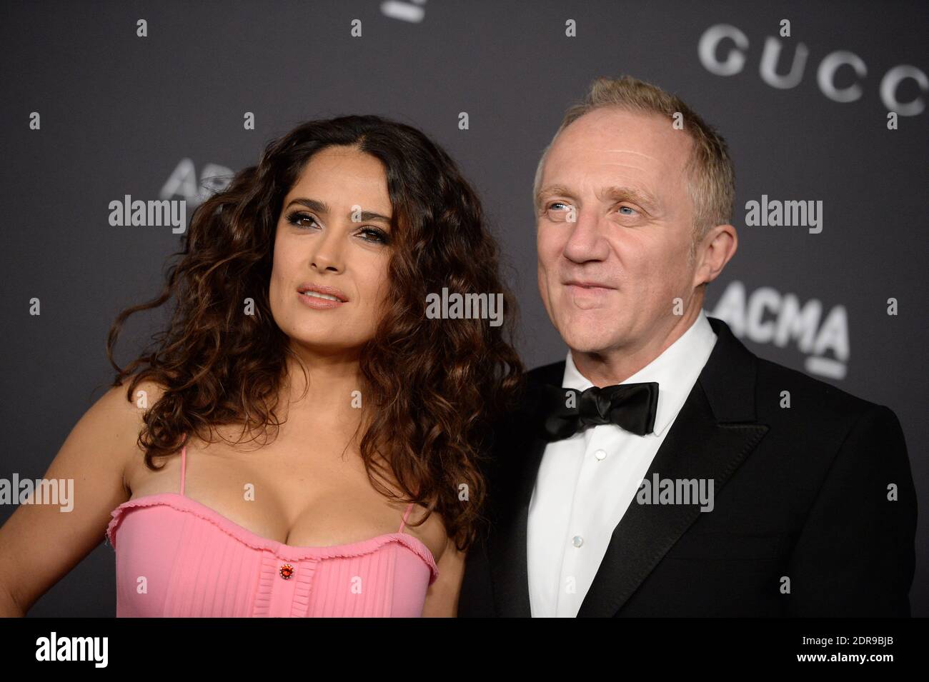 Francois-Henri Pinault and Salma Hayek attend LACMA 2015 Art+Film Gala honoring James Turrell and Alejandro G Inarritu at LACMA on November 7, 2015 in Los Angeles, CA, USA. Photo by Lionel Hahn/ABACAPRESS.COM Stock Photo