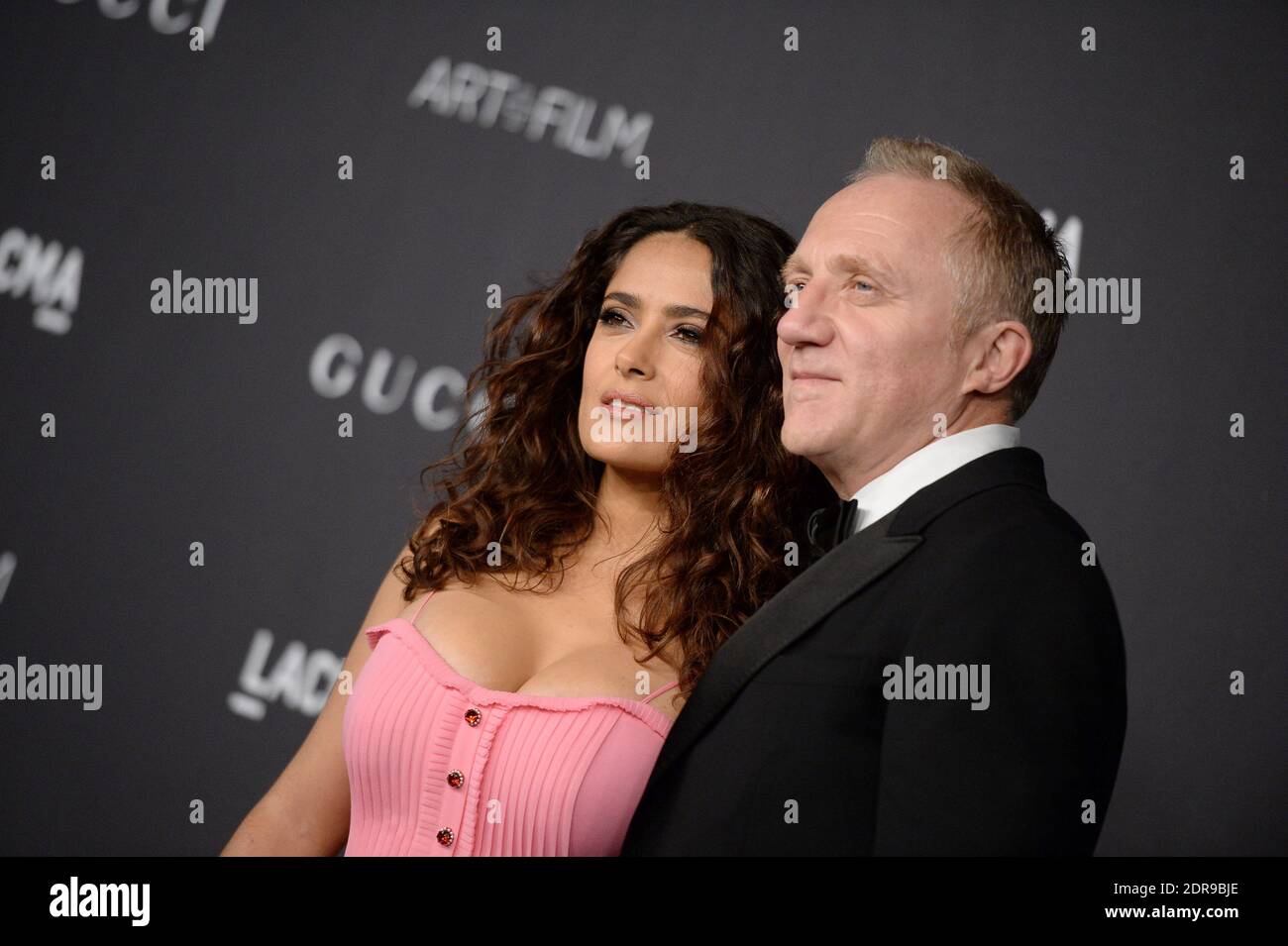Francois-Henri Pinault and Salma Hayek attend LACMA 2015 Art+Film Gala honoring James Turrell and Alejandro G Inarritu at LACMA on November 7, 2015 in Los Angeles, CA, USA. Photo by Lionel Hahn/ABACAPRESS.COM Stock Photo