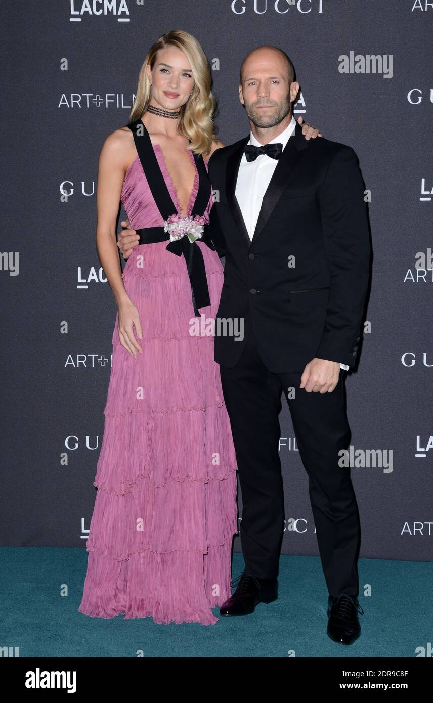 File photo - Rosie Huntington-Whiteley and Jason Statham attend LACMA 2015  Art+Film Gala honoring James Turrell and Alejandro G Inarritu at LACMA on  November 7, 2015 in Los Angeles, CA, USA. The, image size:856x1390