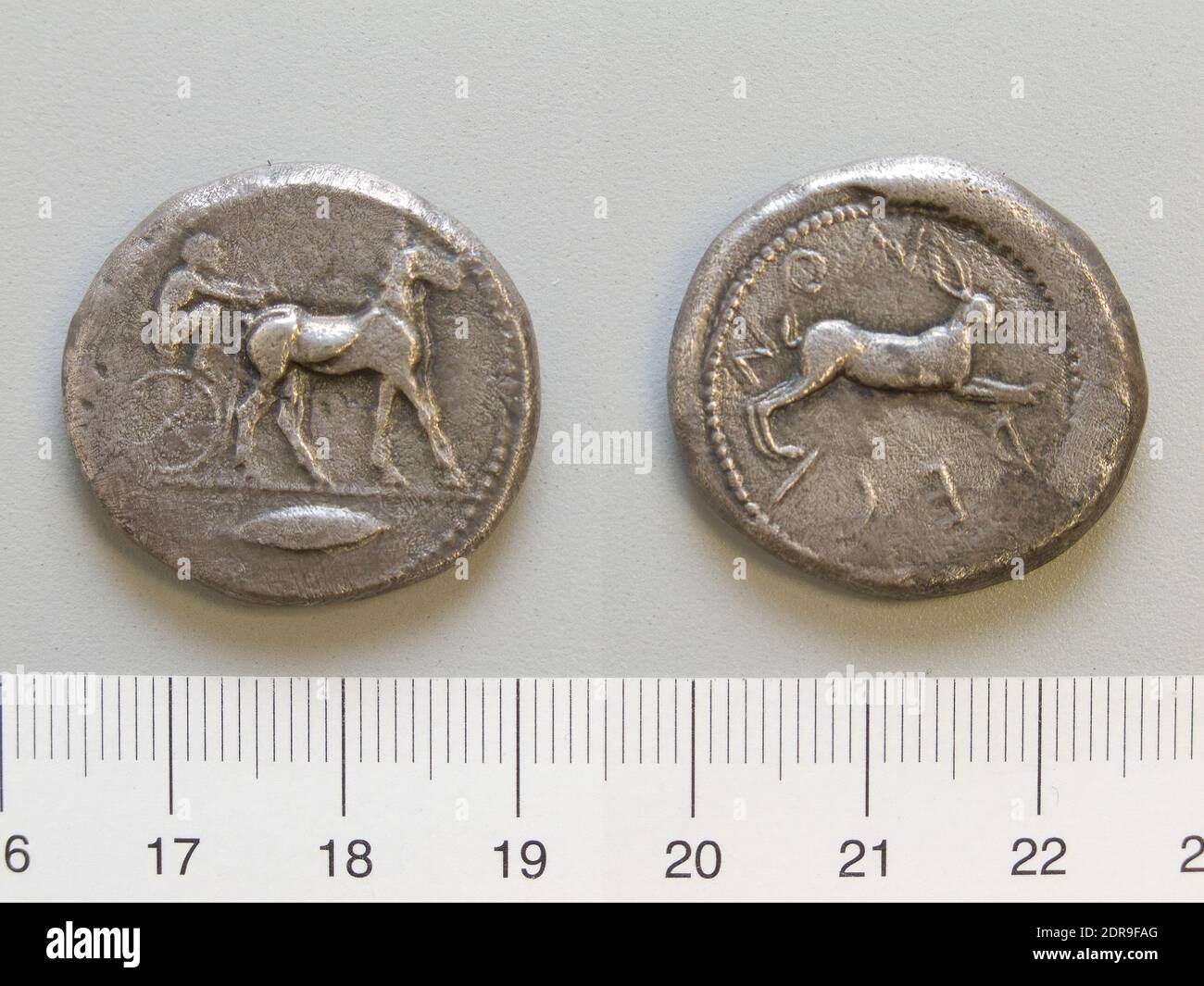 Mint: Rhegium, Tetradrachm from Rhegium, 480–462 B.C., Silver, 16.48 g ...