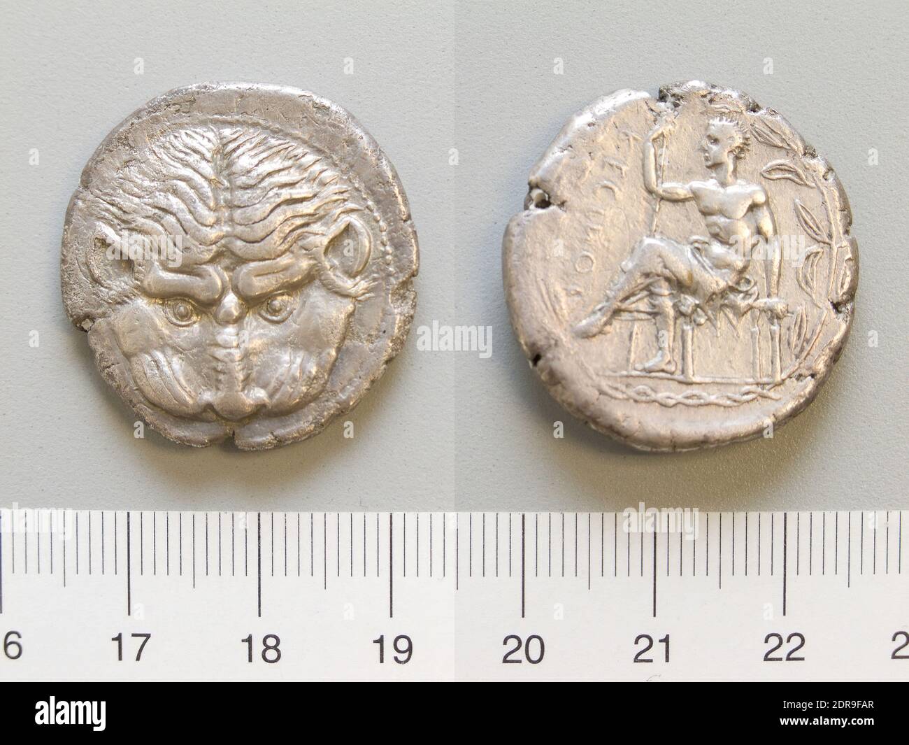 Mint: Rhegium, Tetradrachm from Rhegium, 445–435 B.C., Silver, 16.78 g ...