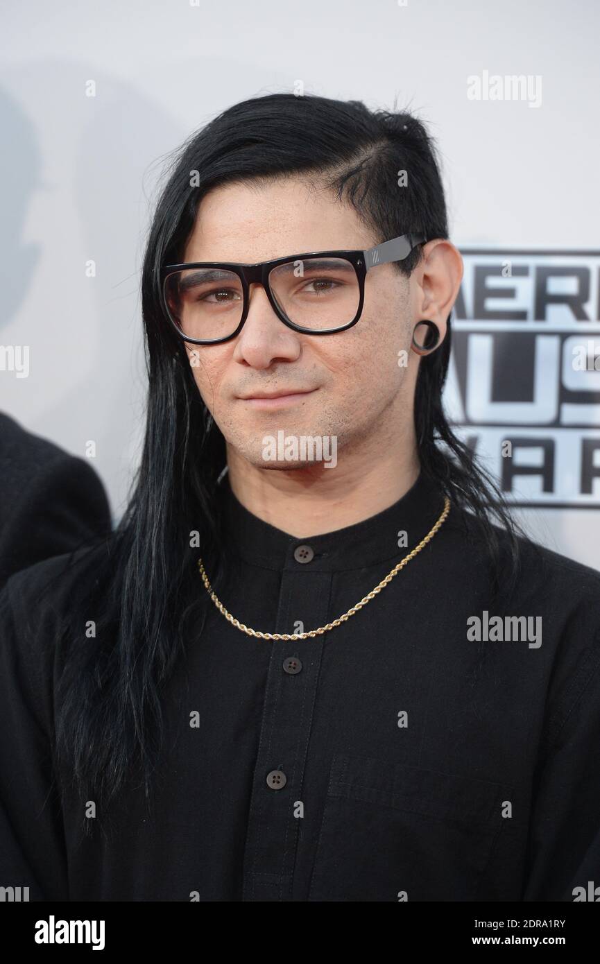 World Premiere Of 'Jeremy Scott: The People's Designer' - Arrivals  Featuring: Skrillex, Sonny John Moore Where: Hollywood, California, United  States When: 08 Sep 2015 Stock Photo - Alamy