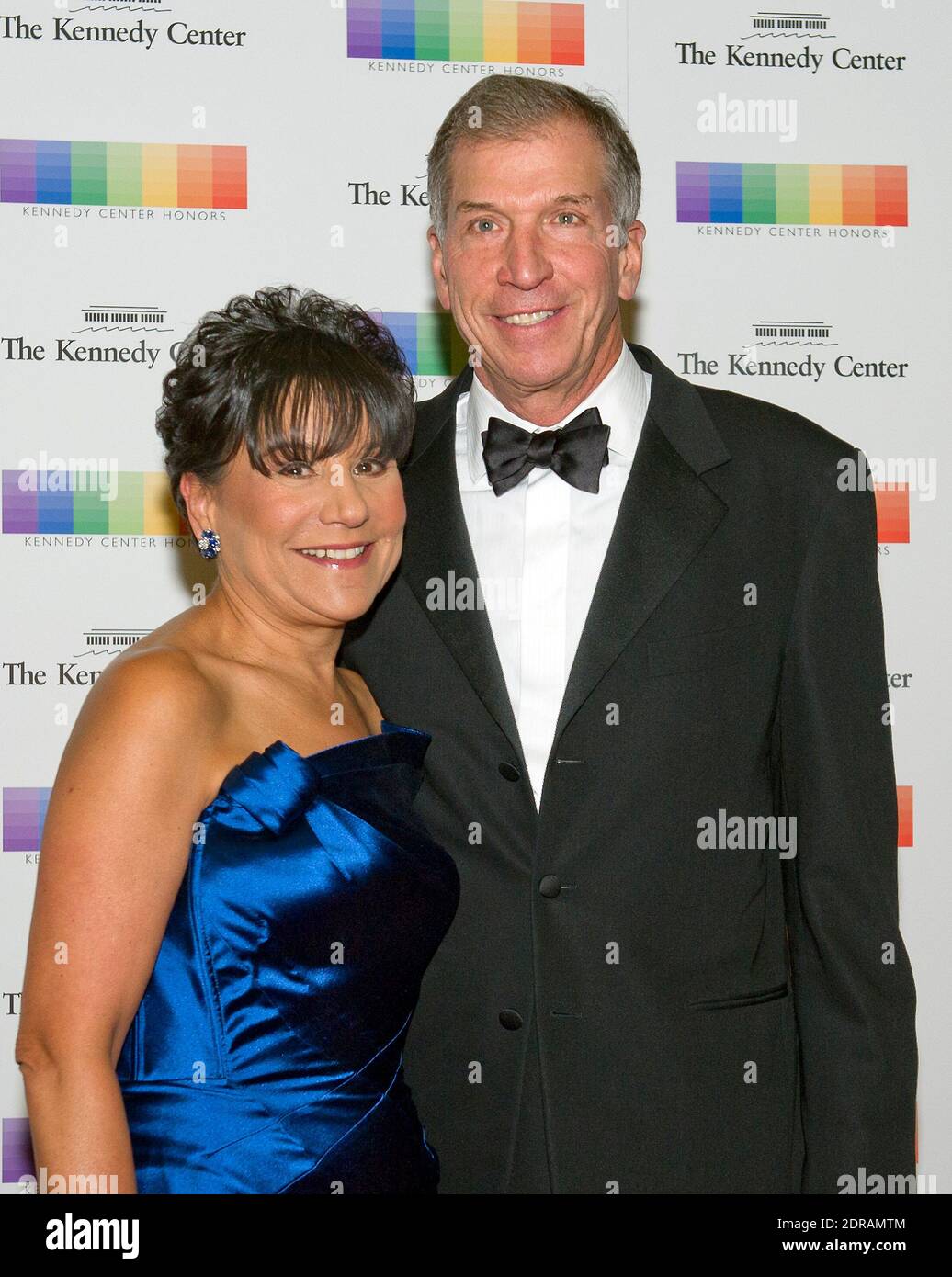 United States Secretary of Commerce Penny Pritzker and her husband, Dr. Bryan Traubert, arrive
