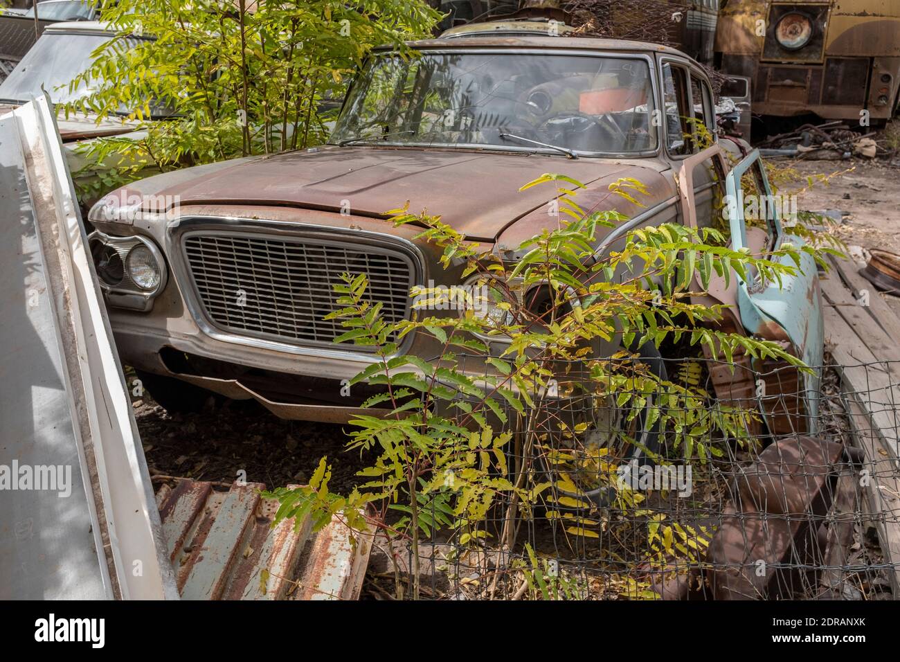 liquidation of an Albuquerque, New Mexico auto junkyard Stock Photo Alamy