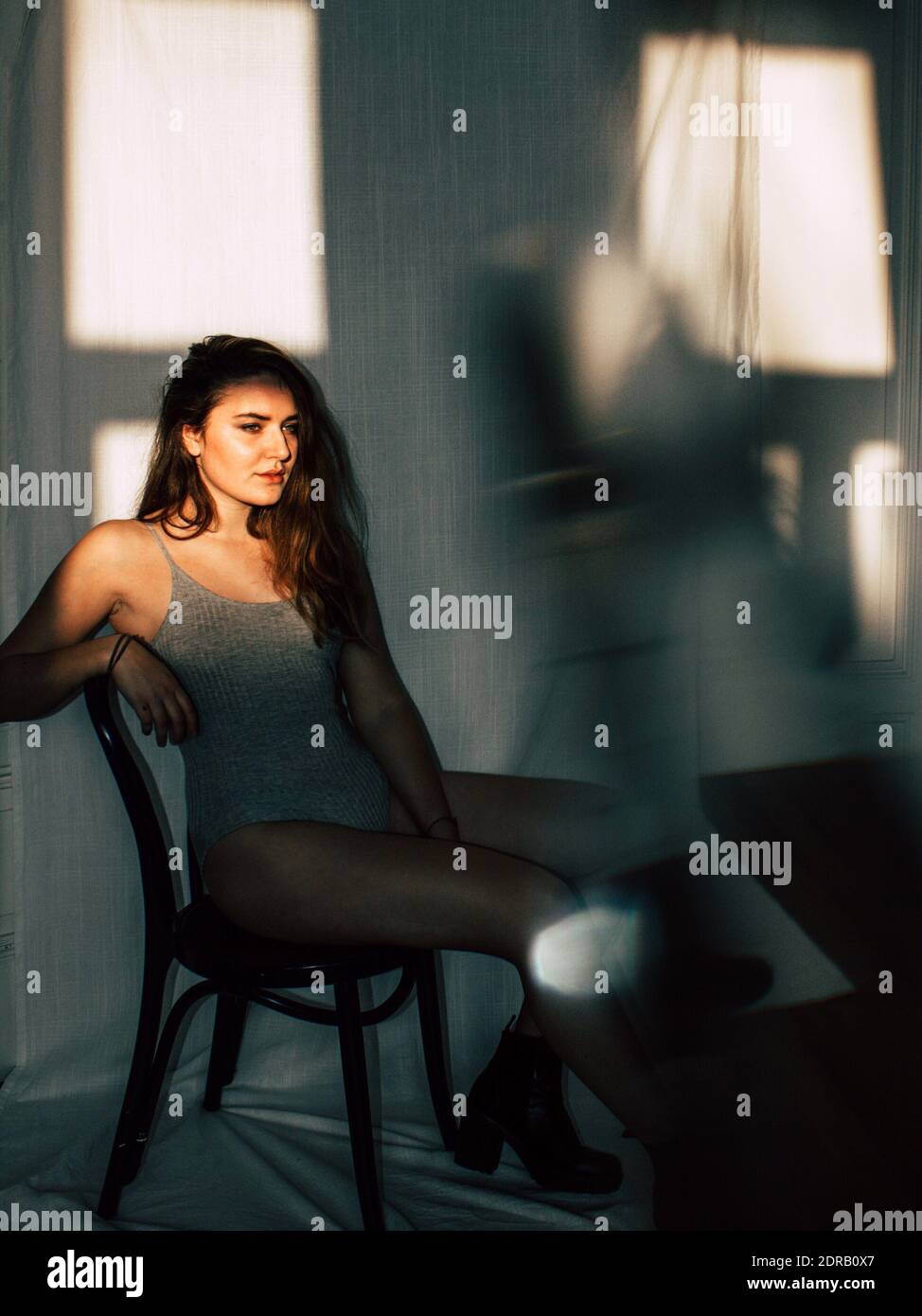 Woman falling chair hires stock photography and images Alamy