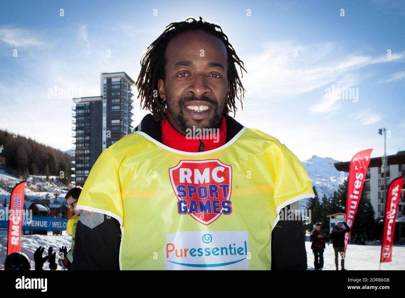 EXCLUSIVE - Sidney Govou attending the 8th RMC Sport Games in Les Menuires, France, on December 11, 2015. Photo By Audrey Poree/ ABACAPRESS.COM Stock Photo