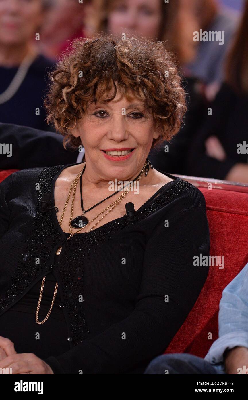 Lilian Rovere Liliane Rovere at the taping of Vivement Dimanche in Paris, France ...