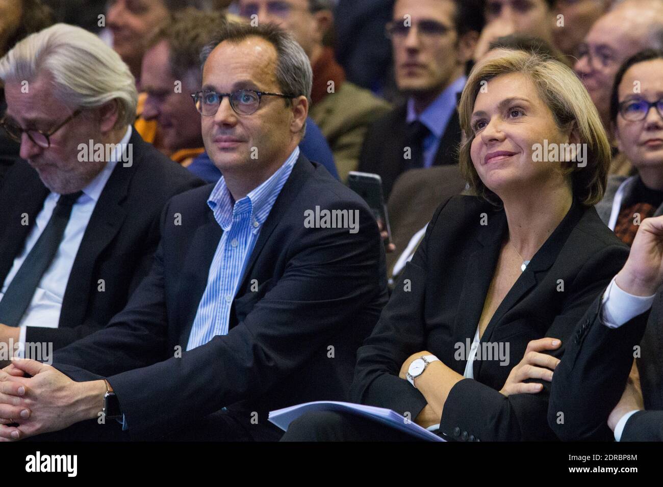 Valerie Pecresse Et Son Epoux Jerome Pecresse Metting De Valerie Pecresse Candidate Les Republicains Udi Modem A La Presidence De La Region Ile De France Idf Au Palais Des Sports Robert Charpentier Issy Les Moulineaux Photo By