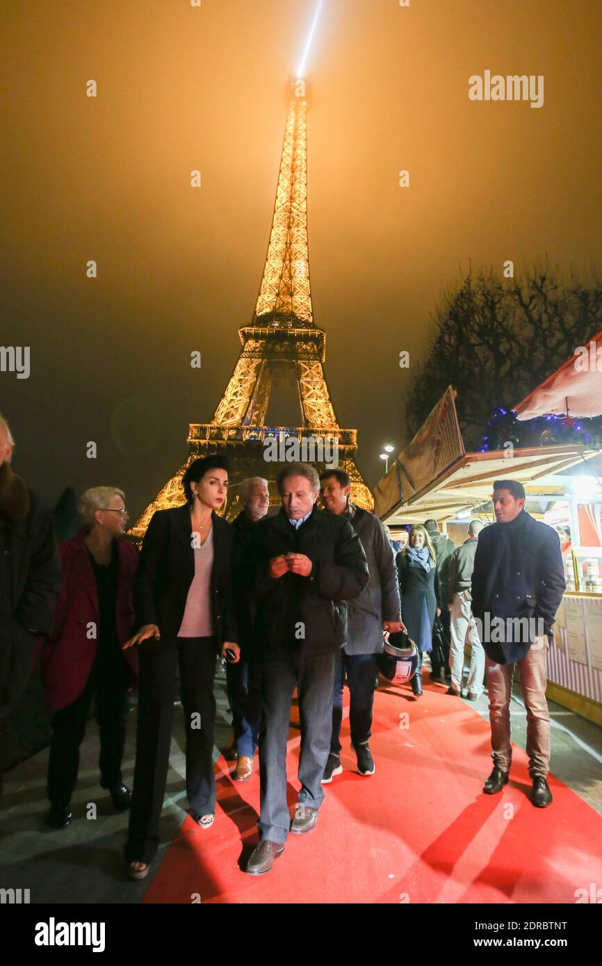 MICHEL DRUCKER, RACHIDA DATI - INAUGURATION DES CHALETS DE NOEL ET DE ...