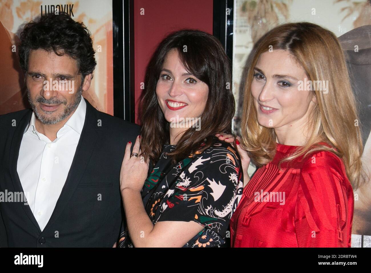 Pascal Elbe Anne Charrier Julie Gayet Avant Premiere Du Film Je Compte Sur Vous Au Cinema