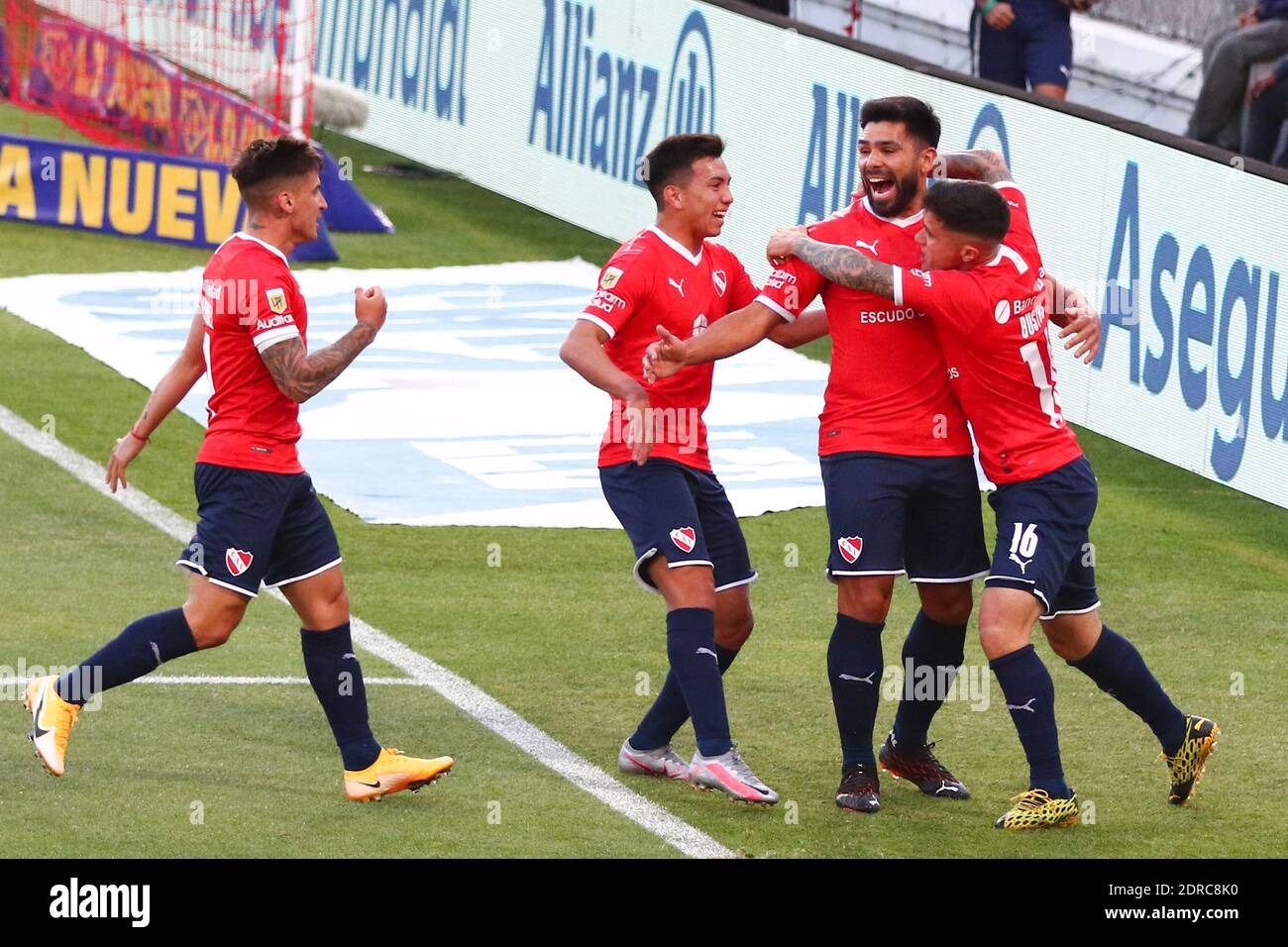 during the match between Independiente and Boca Jrs for de Liga Profesional de Fútbol on Libertadores de América Stadium (Photo: Néstor J. Beremblum) Stock Photo