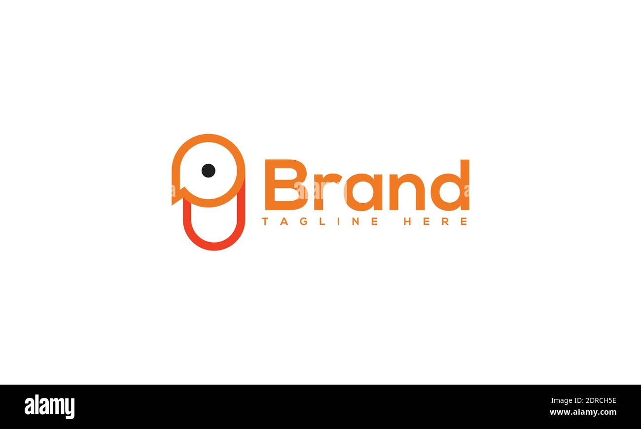 Bird logo design and vector template Stock Vector