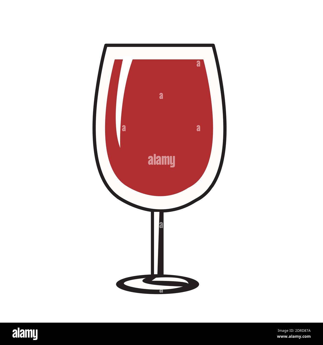 Wine glass icon - Vector Stock Vector Image & Art - Alamy