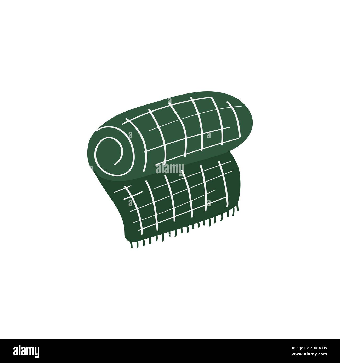 Rolled blanket Stock Vector Images Alamy