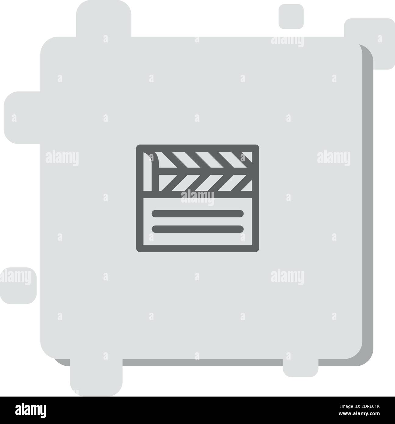 clapperboard vector icon modern simple vector illustration Stock Vector ...