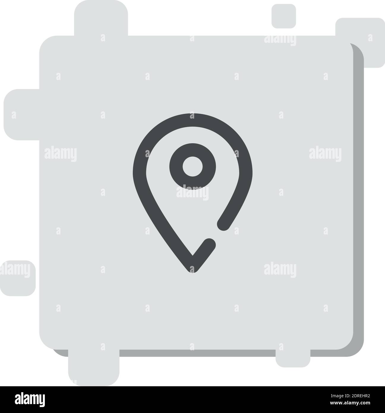 pin vector icon modern simple vector illustration Stock Vector Image ...