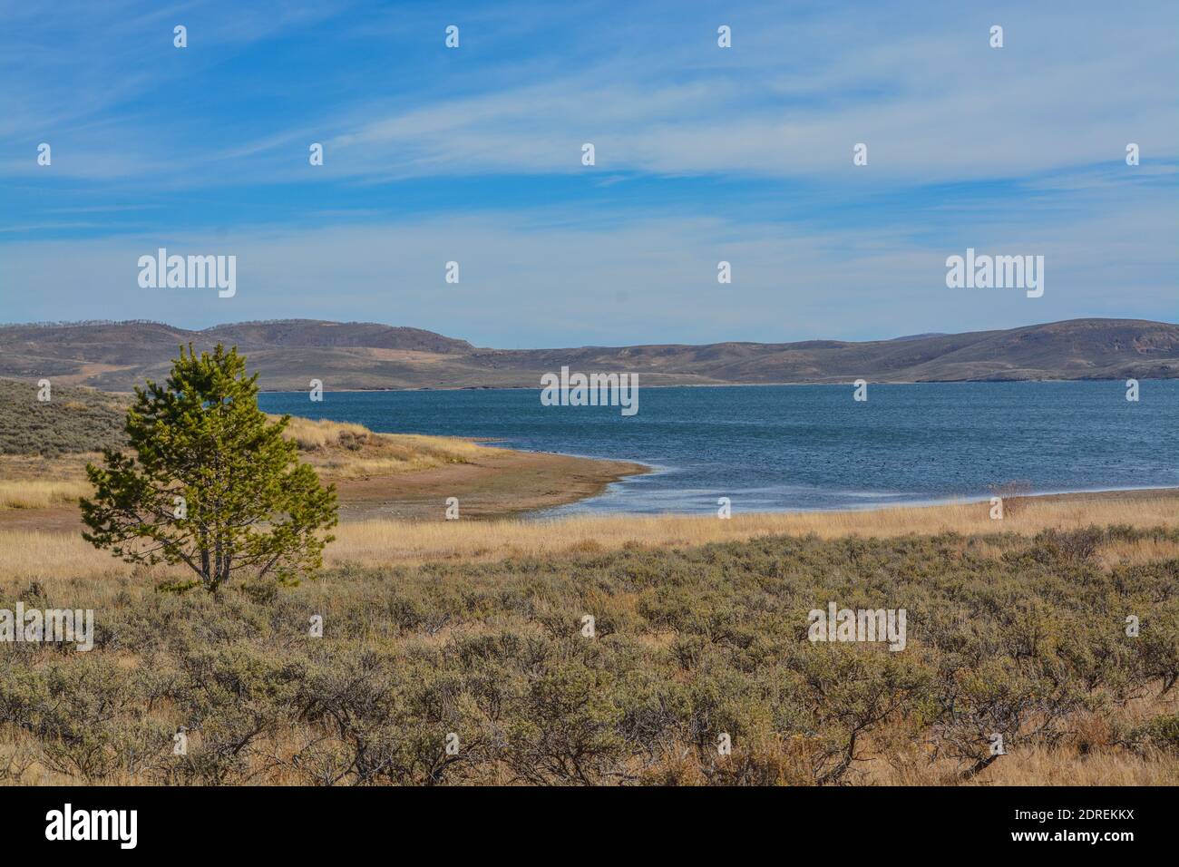 The view of Strawberry Reservoir in Heber City, Utah Stock Photo Alamy