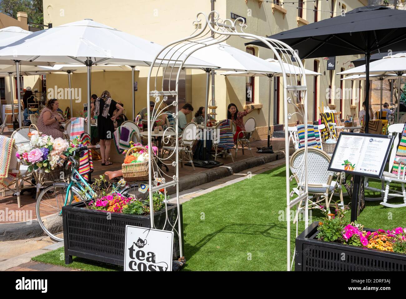 Tea cosy cafe and coffee shop in the Rocks area of Sydney city centre