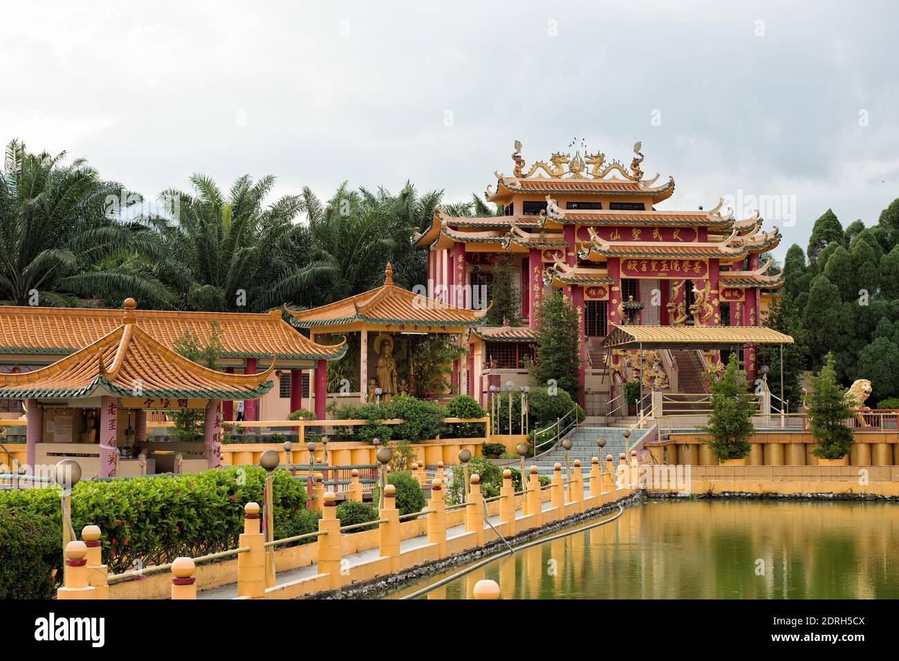 Chemor, Malaysia - Oct 28, 2018: Seen Hock Yeen, Confucius Temple, is well-known for bringing luck to students who are going to sit for exams. Stock Photo