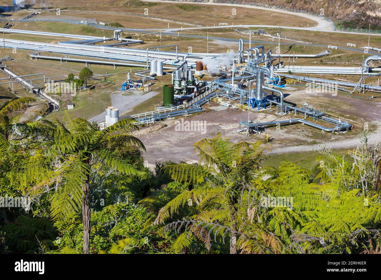 Wairakei geothermal power station hires stock photography and images
