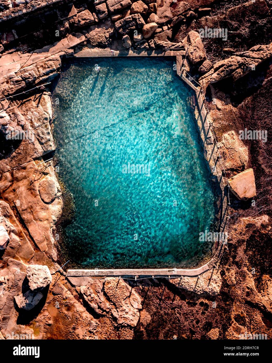 Directly Above Shot Of Swimming Pool Stock Photo