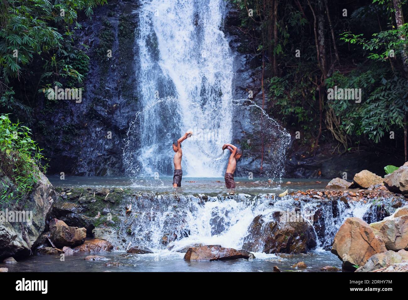 Boys Playing By River High Resolution Stock Photography and Images - Alamy