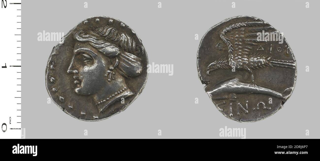 Mint: Sinope, 1 Drachm from Sinope, 415–322, Silver, 5.015 g, 4:00, 17 mm, Made in Sinope, Paphlagonia, Greek, 5th–4th century B.C., Numismatics Stock Photo