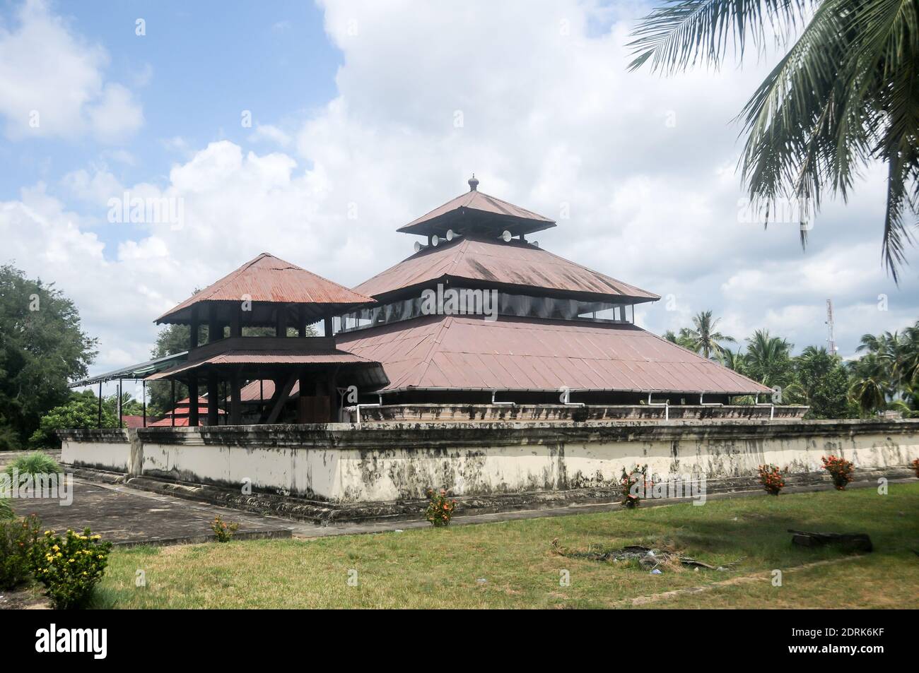 Indrapuri old mosque in Aceh Besar Stock Photo