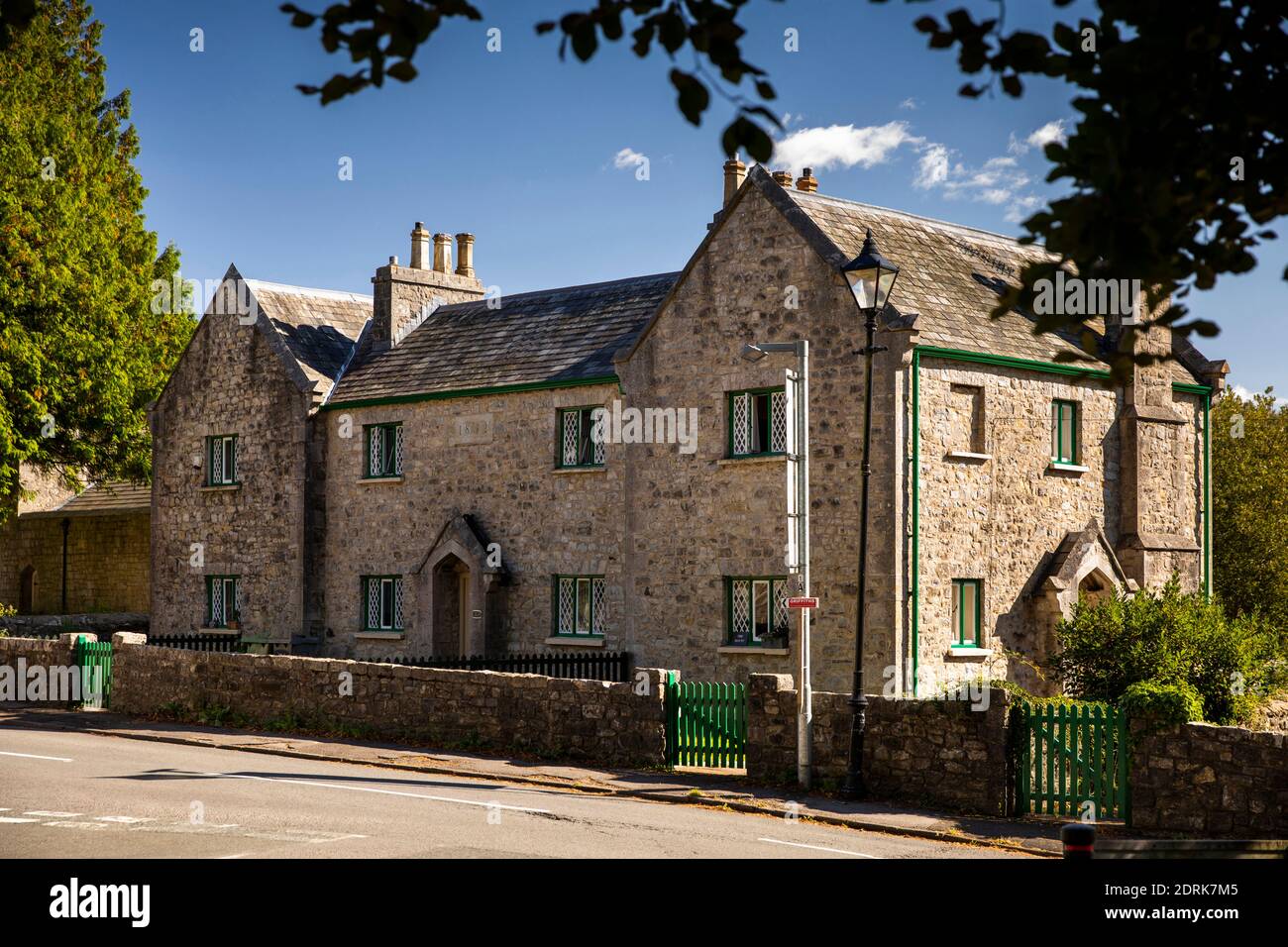 UK Wales Cardiff St Fagans Village Cardiff Road 1852 House Stock 
