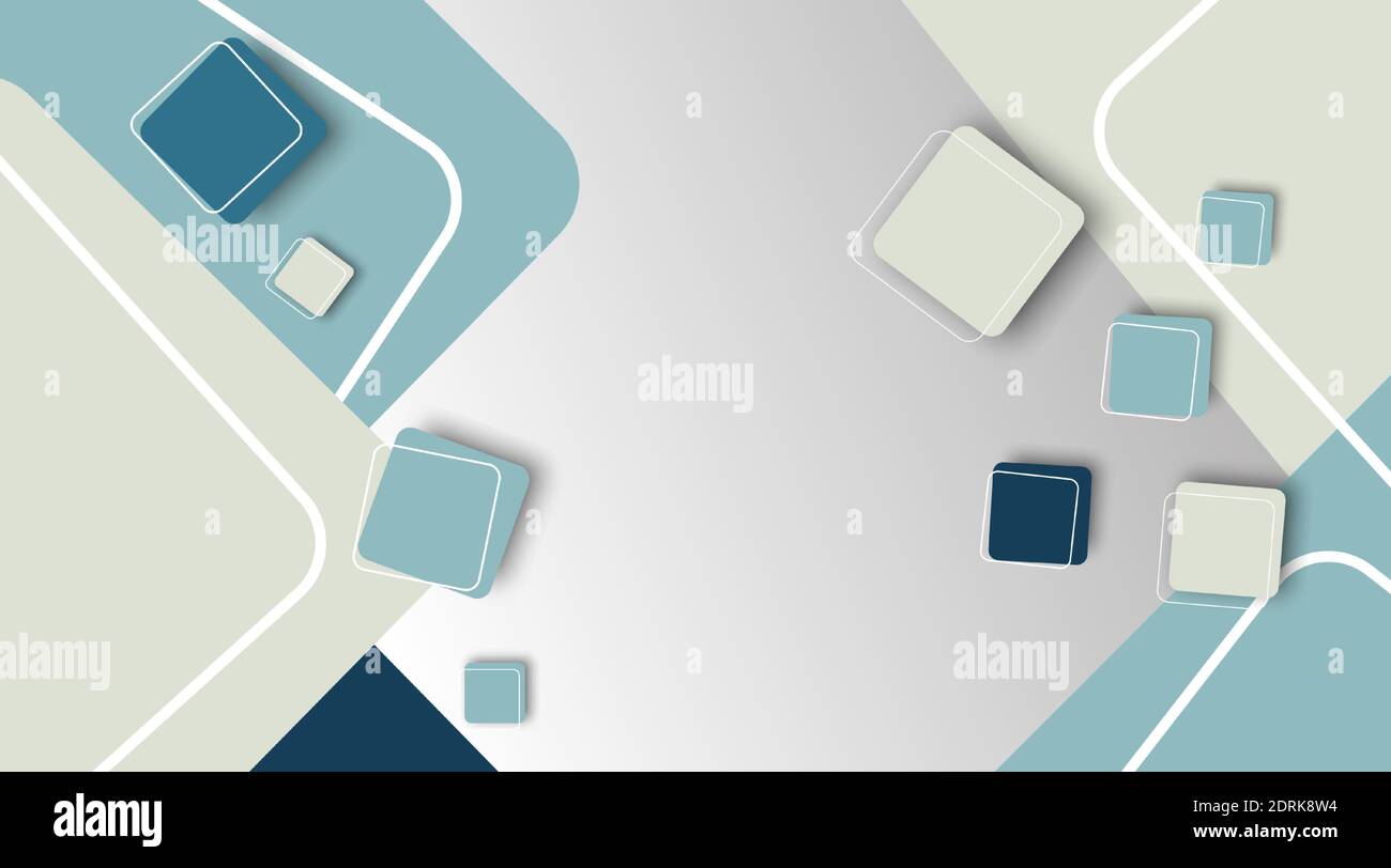 abstract vector background .  square with overlapping lines Stock Vector