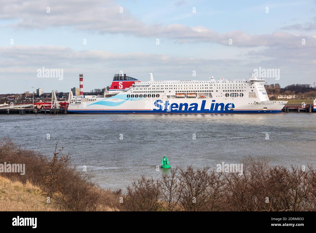 HOEK VAN HOLLAND, THE NETHERLANDS FEBRUARY 29, 2016 The ferry Stena Hollandica of the Stena HOEK VAN HOLLAND, THE NETHERLANDS FEBRUARY 29, 2016 The ferry Stena Hollandica of the Stena