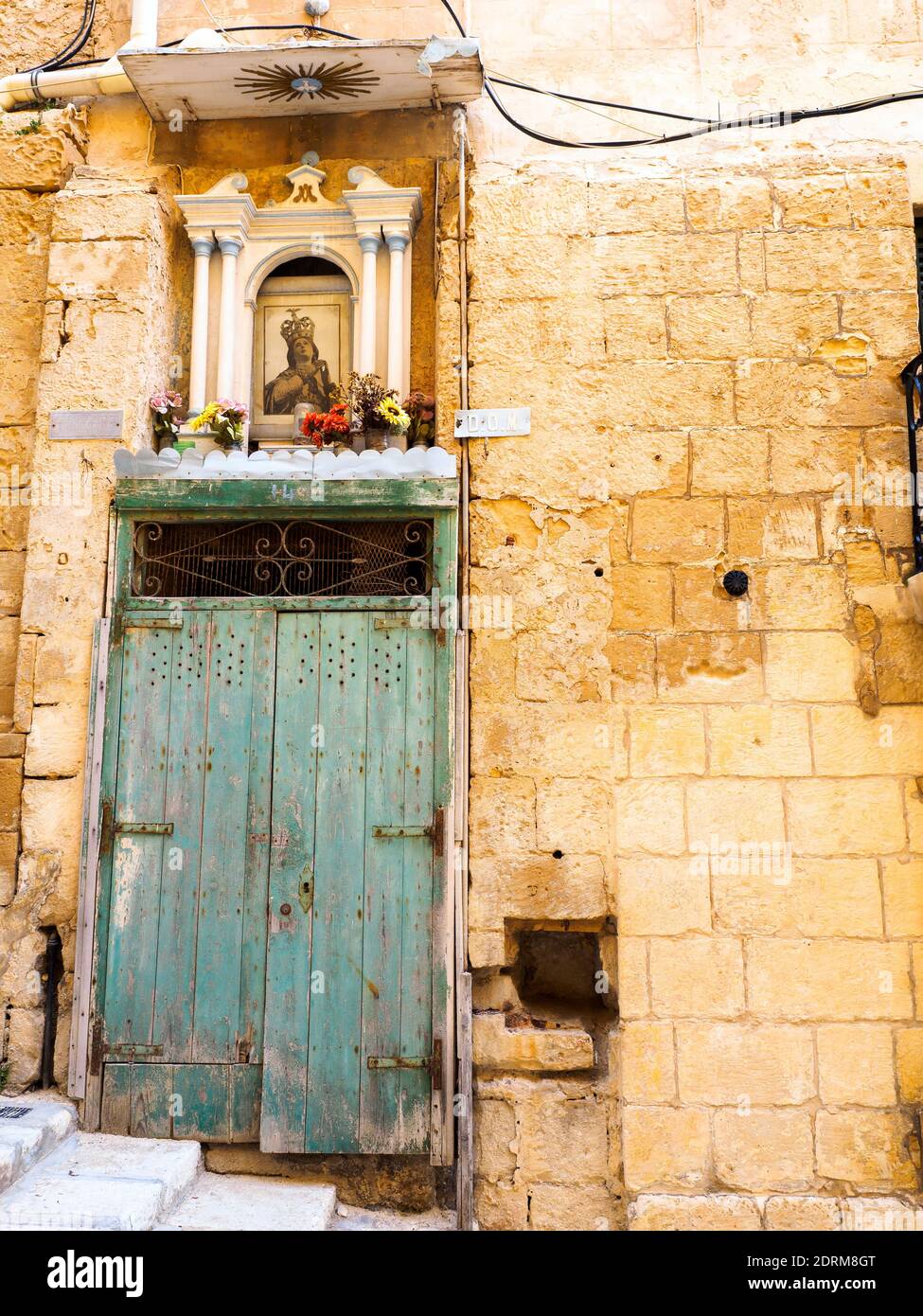 Virgin Mary aedicula  - Malta Stock Photo