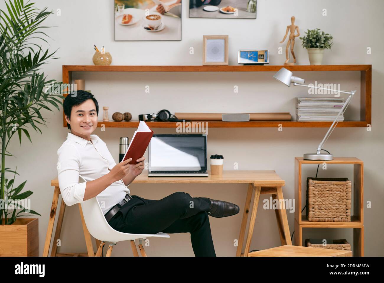 Successful young Asian businessman Stock Photo