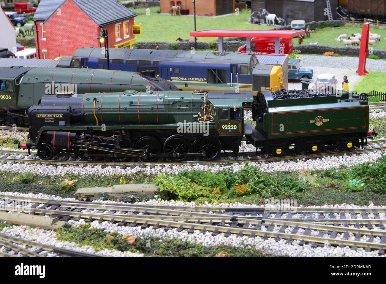 A model train of the evening star hi-res stock photography and images ...