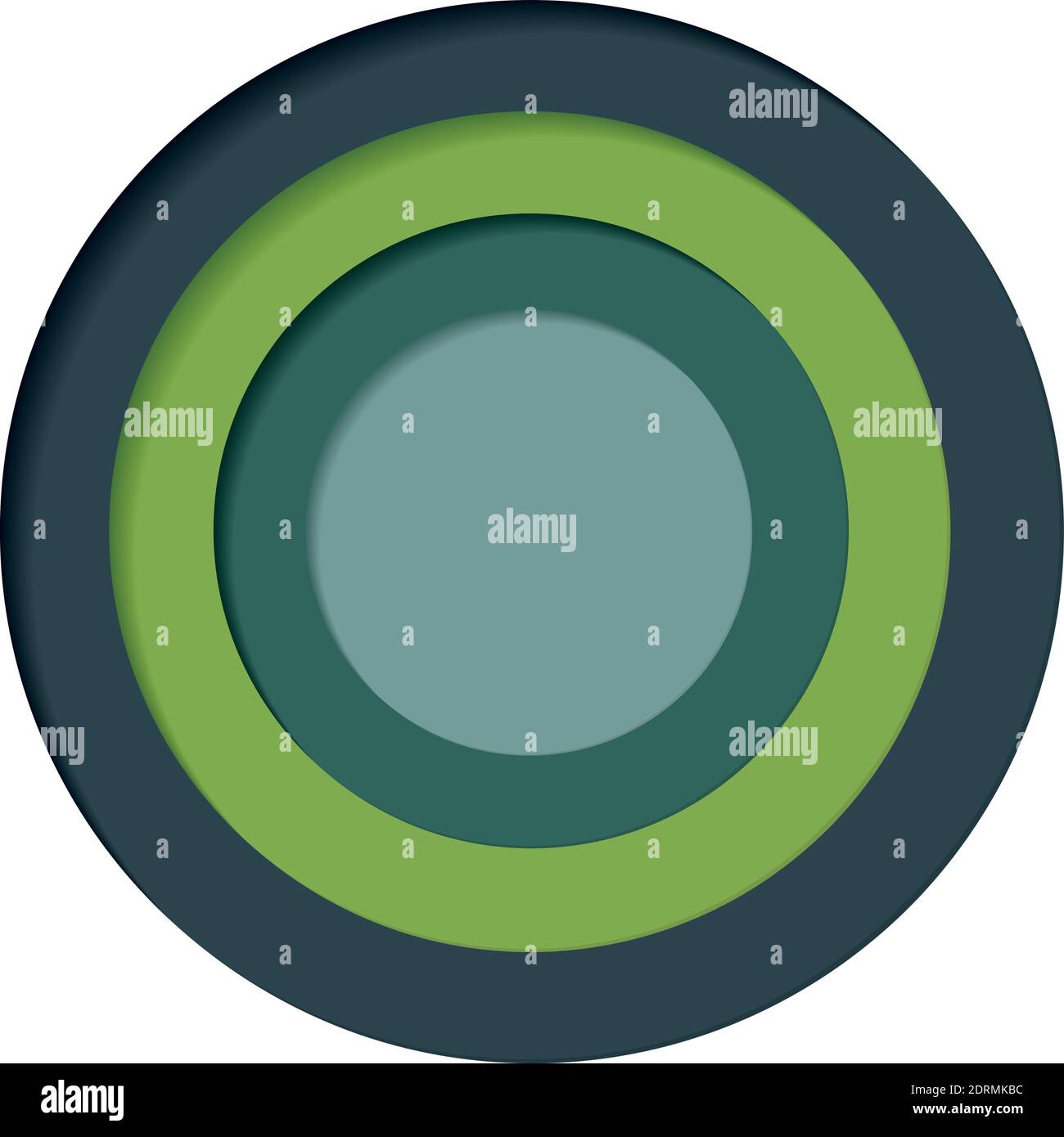 Round palette of four colors on a white background - Vector ...