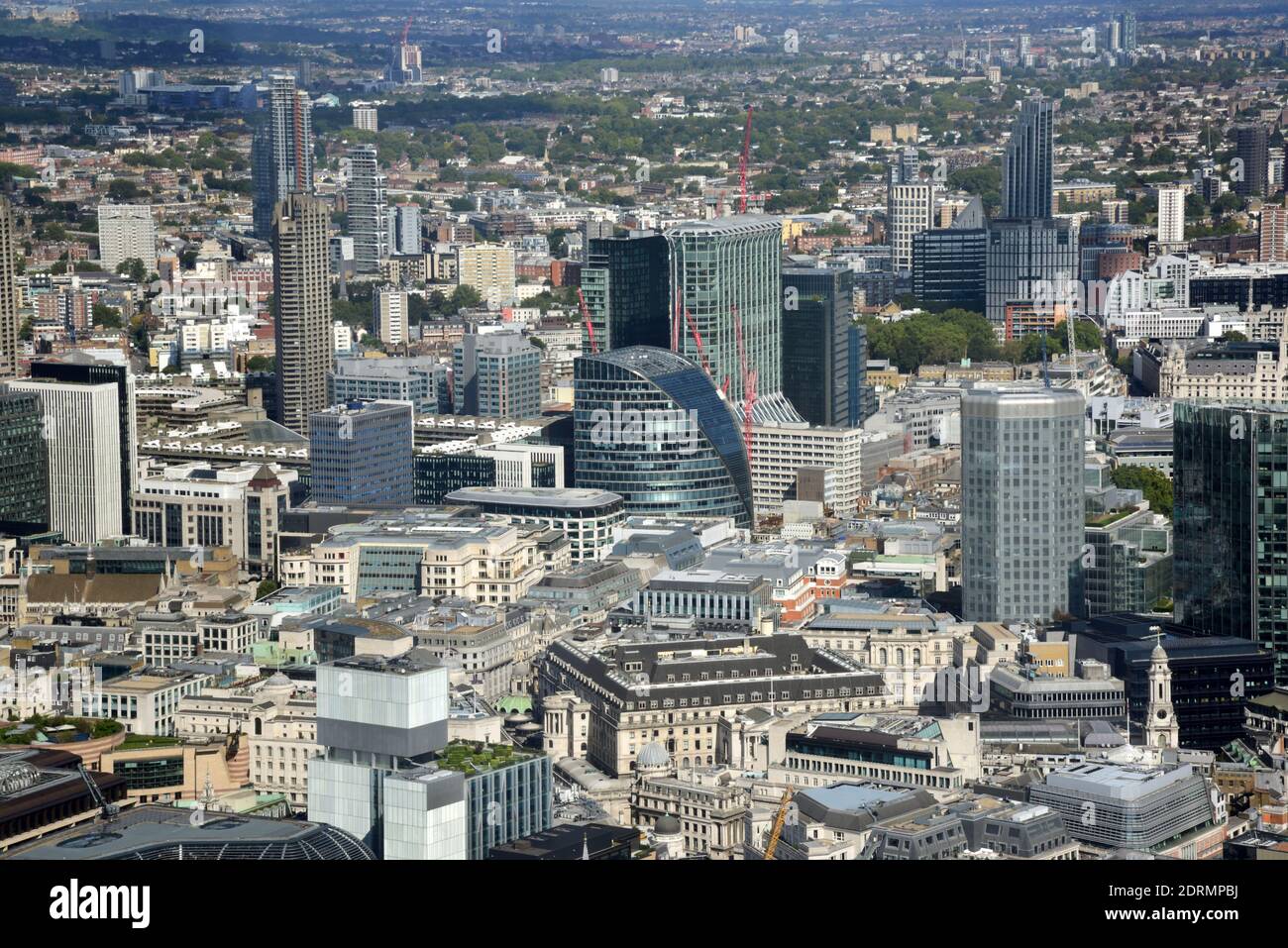 London, UK. 08th Sep, 2019. View of the city with the Thames from Europe's tallest building, the 306-metre-high Shard. Credit: Waltraud Grubitzsch/dpa-Zentralbild/ZB/dpa/Alamy Live News Stock Photo